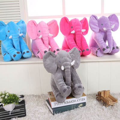 Foreign trade cross-border explosions elephant baby sleeping pillow plush toys elephant doll comfort doll a generation of hair