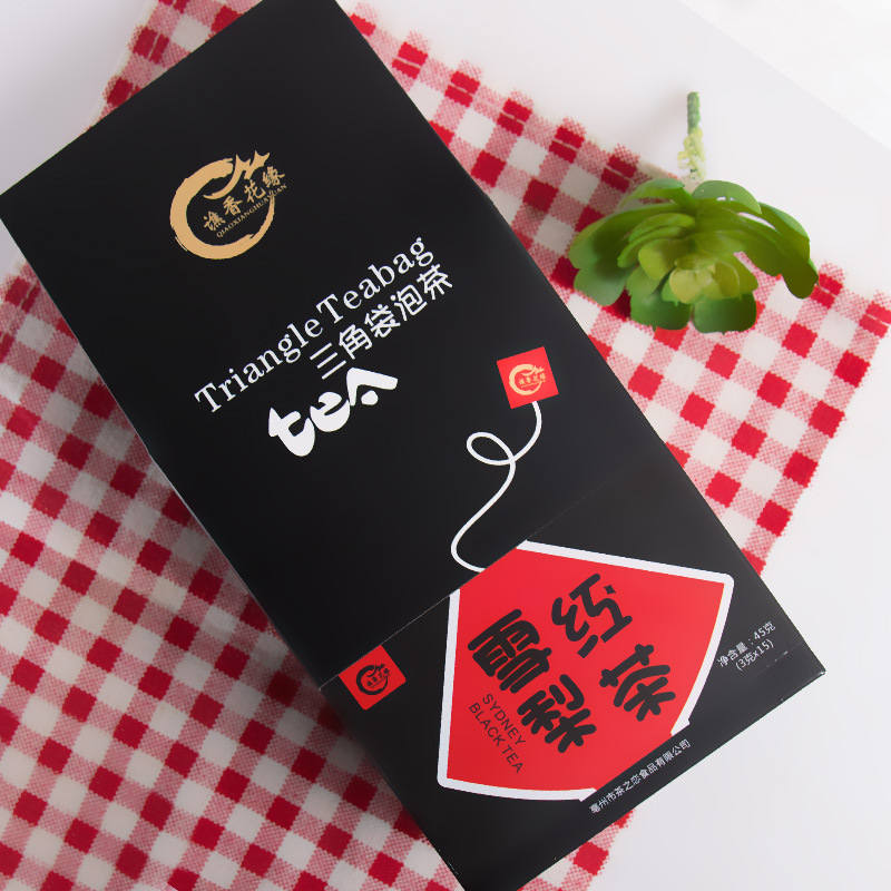 Peach oolong tea triangle bag brewing scented tea health care longan red dates medlar combination bag brewing tea Bozhou wholesale
