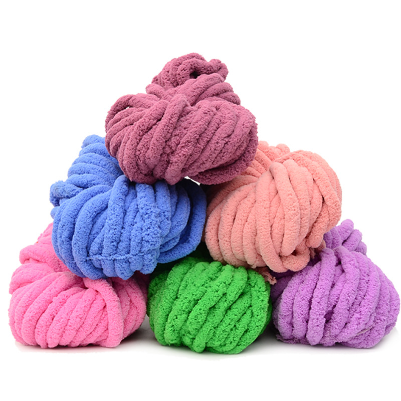 Super thick Icelandic hair hand woven single strand super thick ice string scarf hat blanket animal nest line wholesale