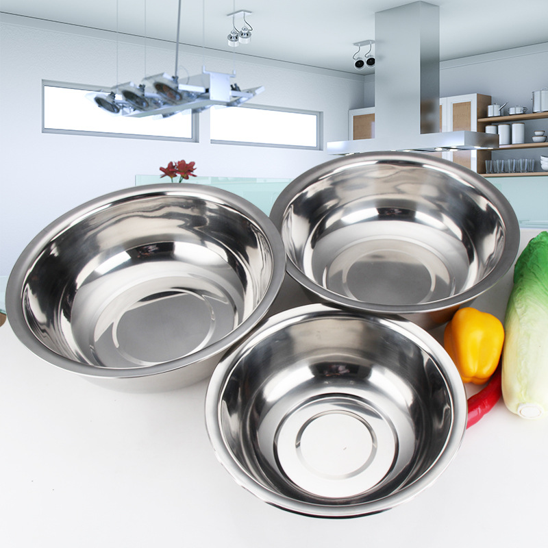 304 stainless steel basin kitchen multi-purpose dish washing basin commercial thickened advertising basin stainless steel basin with magnetic soup basin