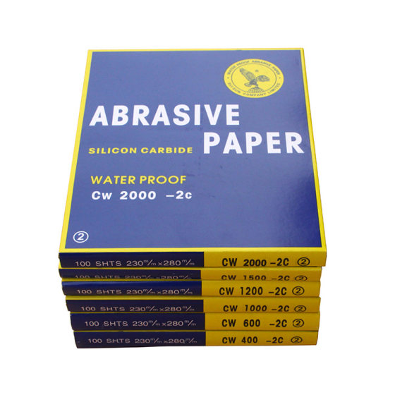 Eagle brand water-resistant sandpaper car polishing Silicon Carbide polishing water sandpaper polishing 60#-2000# sand