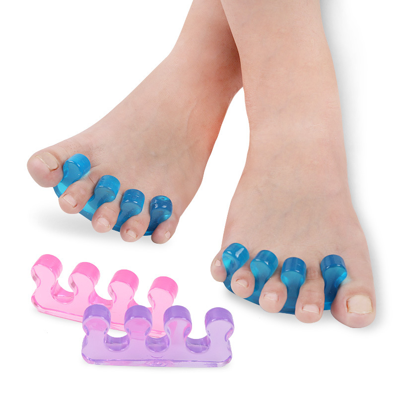 Toe valgus toe divider fixer toe overlap three hole blue big foot bone separator