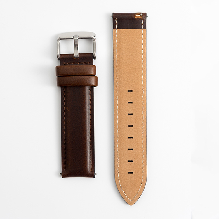 Factory substitute DW strap quick release strap head layer cowhide leather strap men's and women's apple watch strap in stock wholesale