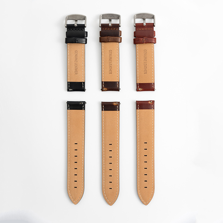 Factory substitute DW strap quick release strap head layer cowhide leather strap men's and women's apple watch strap in stock wholesale