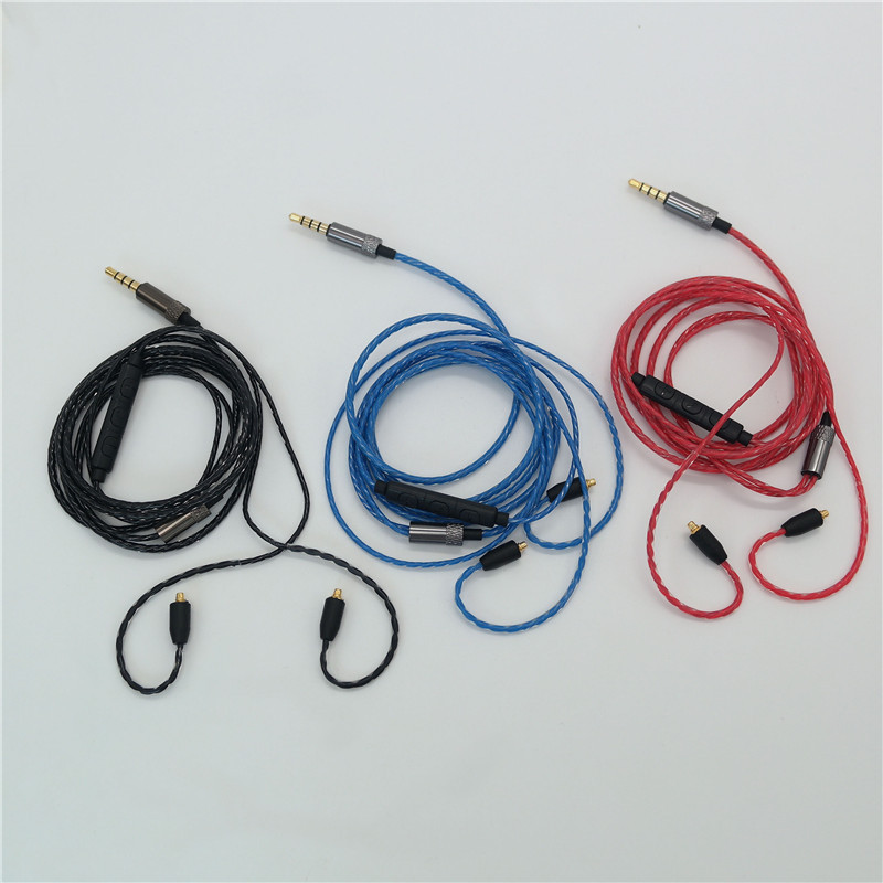 Three-button headset upgrade line Shure SE215/425/535/846/Weston UE900 fever line