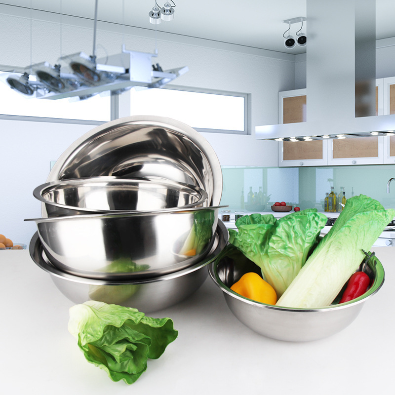 304 stainless steel basin kitchen multi-purpose dish washing basin commercial thickened advertising basin stainless steel basin with magnetic soup basin