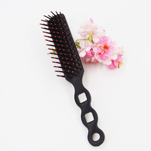 One yuan per piece one yuan department store stall supply plastic massage comb eight-word comb red head comb one yuan store