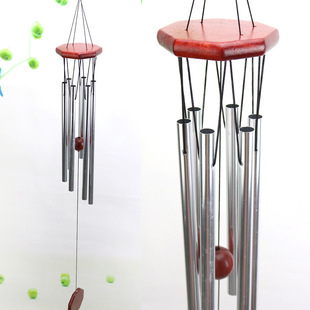 Creative Wood metal multi-tube wind chime car mounted cerium products new House doorbell mounted cerium mahogany wind chime pendant