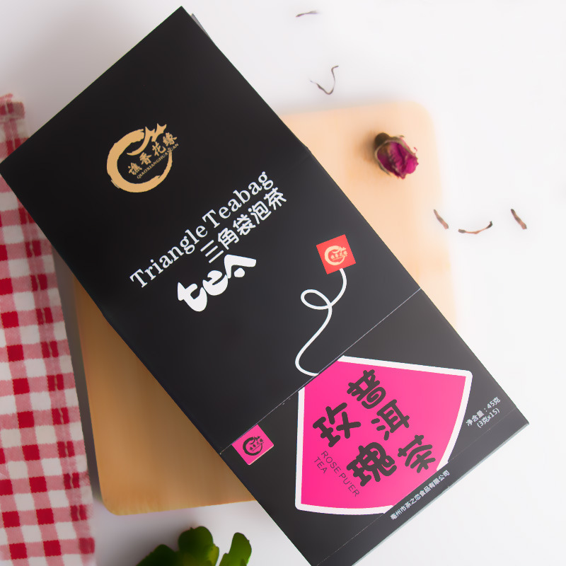 Peach oolong tea triangle bag brewing scented tea health care longan red dates medlar combination bag brewing tea Bozhou wholesale