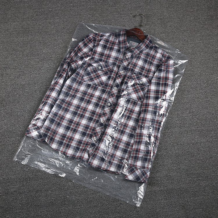 Clothes Dust Cover Coat Suit Dust Bag Transparent Plastic Dust Cover Dry Cleaner Disposable Hanging Bag