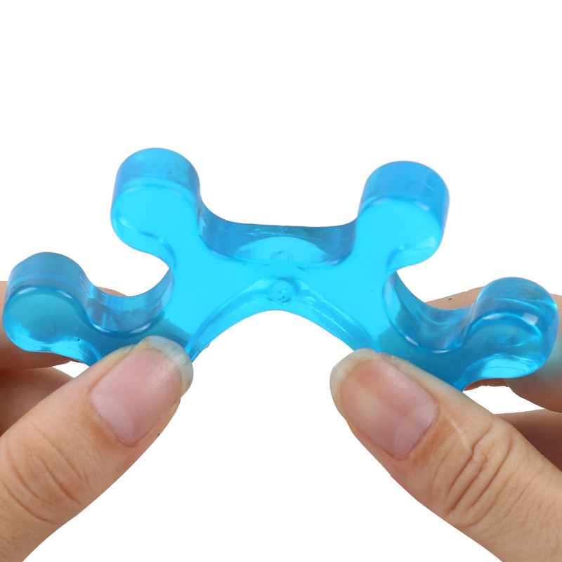 Toe valgus toe divider fixer toe overlap three hole blue big foot bone separator