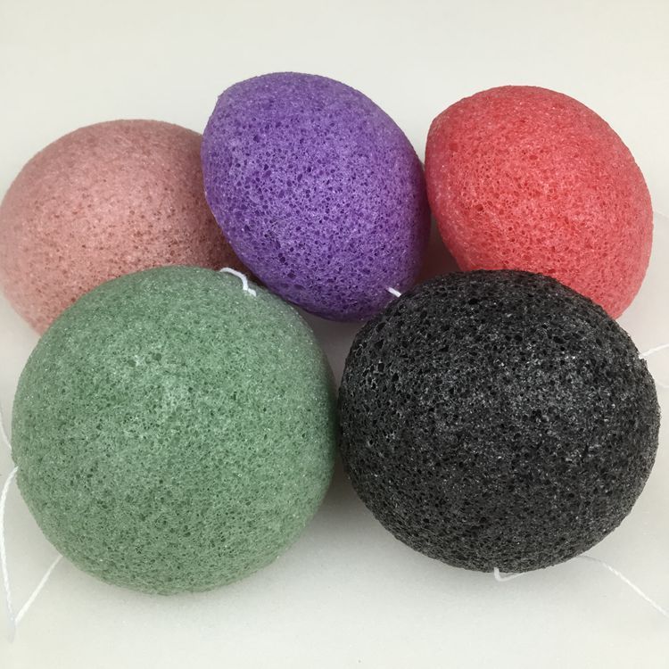メーカー卸売りコンニャク洗顔パフ竹炭洗顔パフコンニャクパフ顔洗浄スポンジ洗浄ツール|undefined