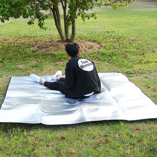 Outdoor Tent Moisture-proof Mat Foldable Aluminum Film Moisture-proof Picnic Mat Crawling Mat Outdoor Camping Picnic Camping