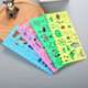 Creative Children's Multifunctional Educational Varied Ten Thousand-Flower Ruler Cute Student Stationery Drawing Practice Drawing Set Ruler