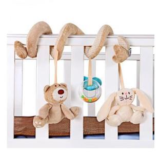 Baby Bed Bell Bed Winding Cart Toy Children's Trolley Toy Cart Bed Winding Rattle Mother and Infant Toys