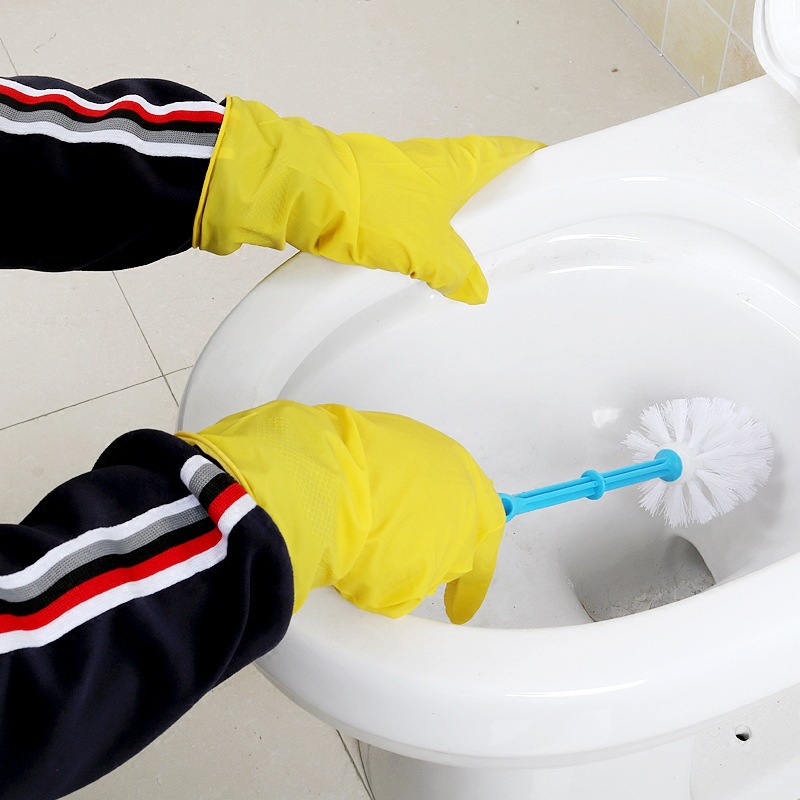 Washing gloves household cleaning latex rubber rubber gloves Kitchen Laundry clothes thin plastic gloves wholesale