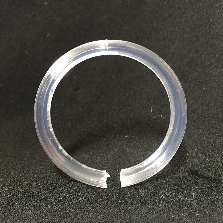 Transparent acrylic display stand jewelry natural stone crystal bracelet ring plastic shelf storage display ring wholesale