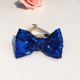 Sapphire blue bow tie