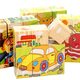 Children's Puzzle Early Education Building Blocks 9 Six-sided 3D Puzzle 16 Six-sided Wooden Toys