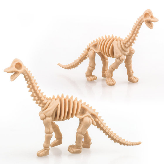 Children's Development Intelligence Toys Dinosaur Model Simulation Small Dinosaur Skeleton 12 Models Archaeological Excavation Skeleton