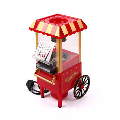 Classic car popcorn machine home cart electric popcorn machine foreign trade The popcorn machine