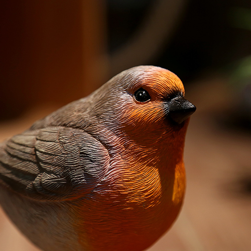 田舎の樹脂工芸品の装飾品模擬鳥庭の動物の装飾ワインキャビネットテレビキャビネットフクロウの置物|undefined