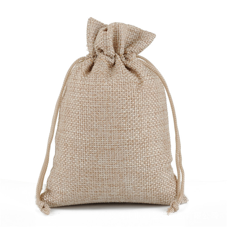 Factory wholesale linen bag breathable hanging bamboo charcoal bag jewelry dustproof rice dumplings packaging gift linen bag