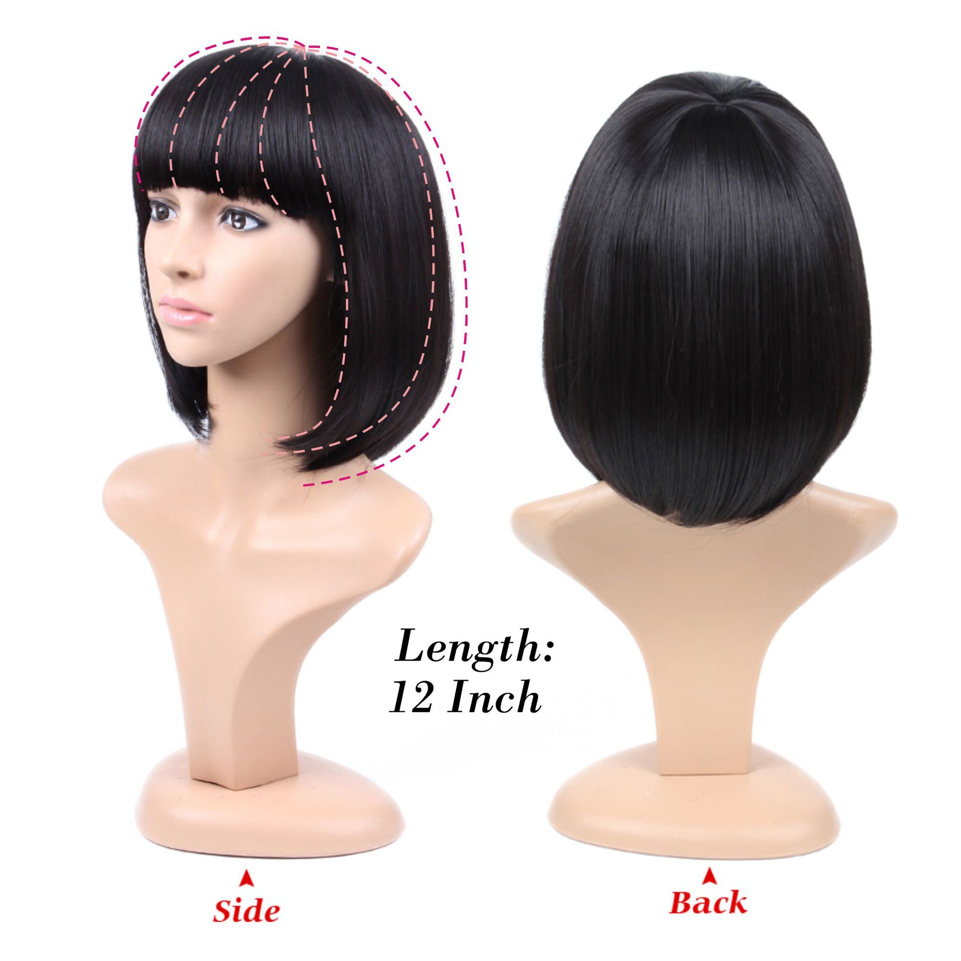 23 color BoBo animation color BoBo animation headgear bangs wig ball performance headgear wholesale consignment