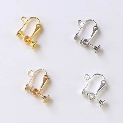 Screw ear clip earrings without earholes retro earrings spiral earrings accessories diy accessories manufacturers wholesale