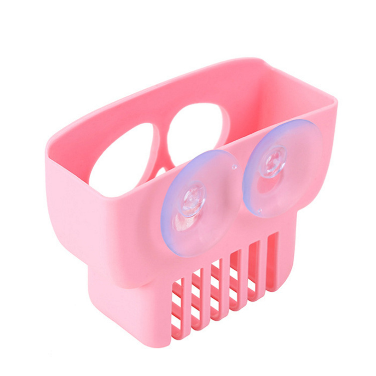 Creative Kitchen Rack Multi-functional Dishwashing Cloth Storage Drain Rack Punch-free Sponge Soap Storage Rack