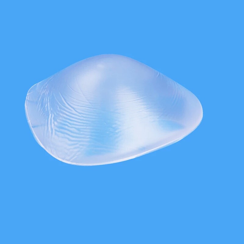 Wholesale 2023 water droplets lengthened thread triangular silicone breast prosthesis after breast surgery a generation of hair