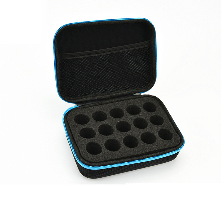 Cross-border goods factory direct 15 10ml essential oil storage bag essential oil bottle portable storage bag display box