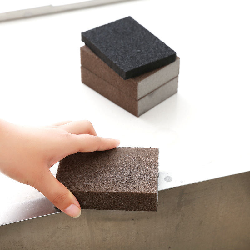 1374 nano Emery descaling cleaning kitchen multi-use magic wipe pot bottom scorched fine sand sponge wipe