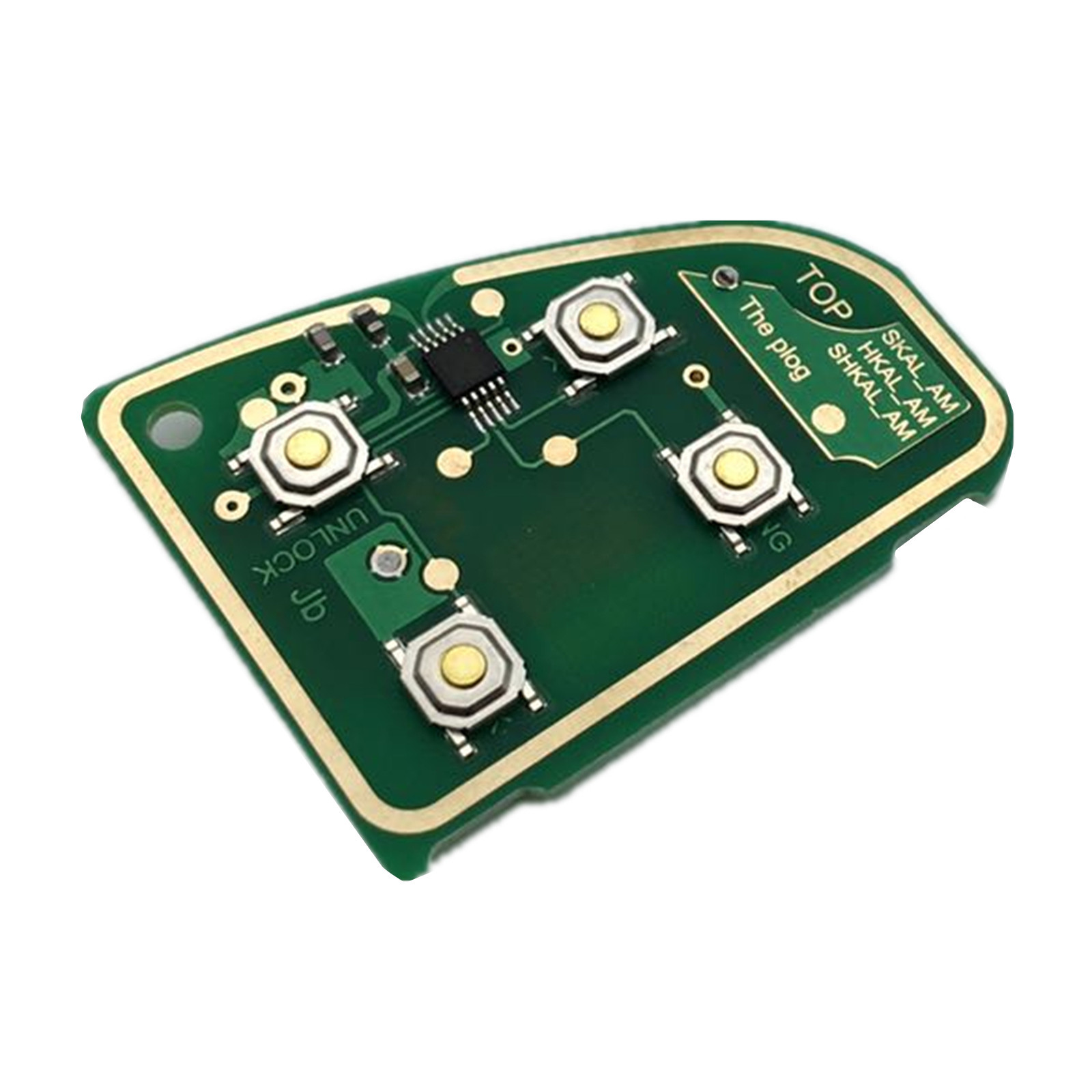 Suitable for Jaguar 4-key car key circuit board Jaguar 4-key folding remote control circuit board 433 frequency