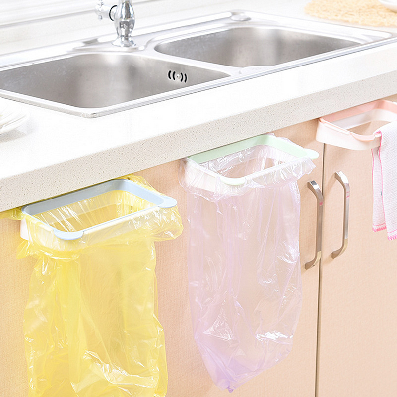 Cartoon Panda Kitchen Cabinet Door Card Garbage Bag Storage Rack Creative Garbage Bag Hanger Cross-border Wholesale