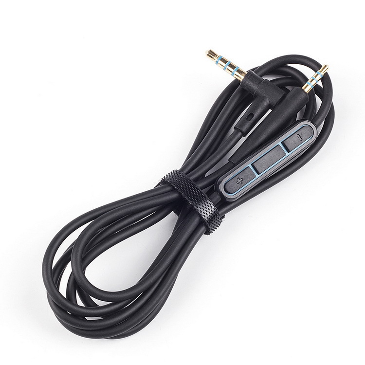 Strict application of qc25i head-mounted noise reduction earphone line QC25 earphone line mark line Dr. audio earphone line