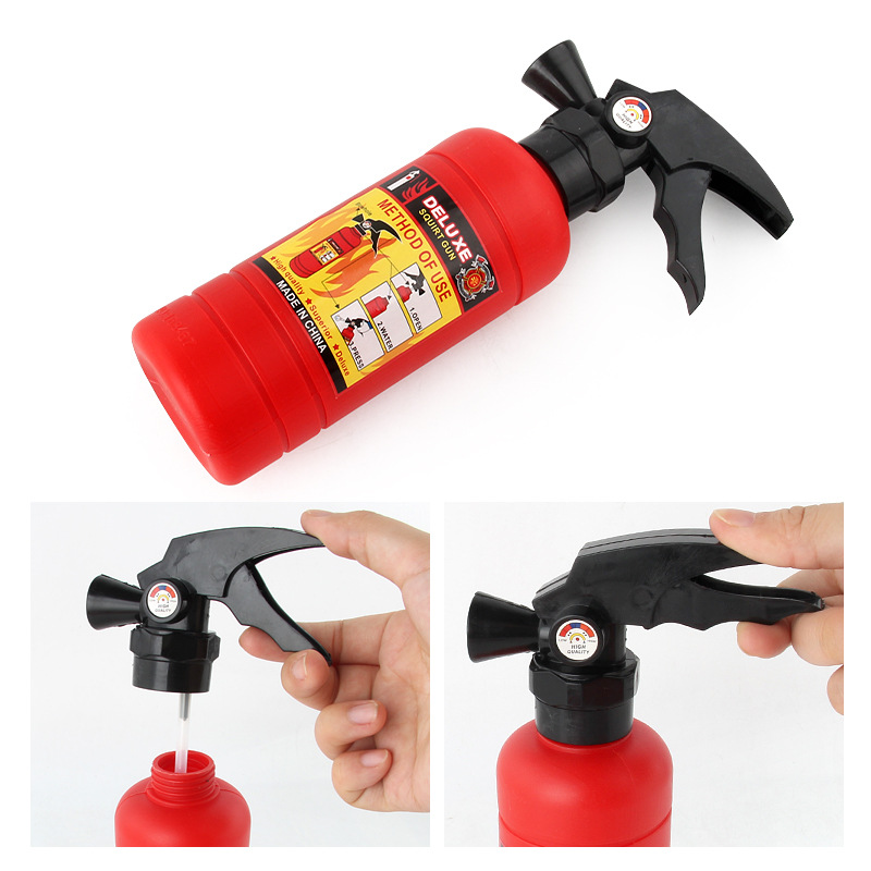 One-piece delivery children firefighter play suit fire backpack fire water gun summer beach water toys