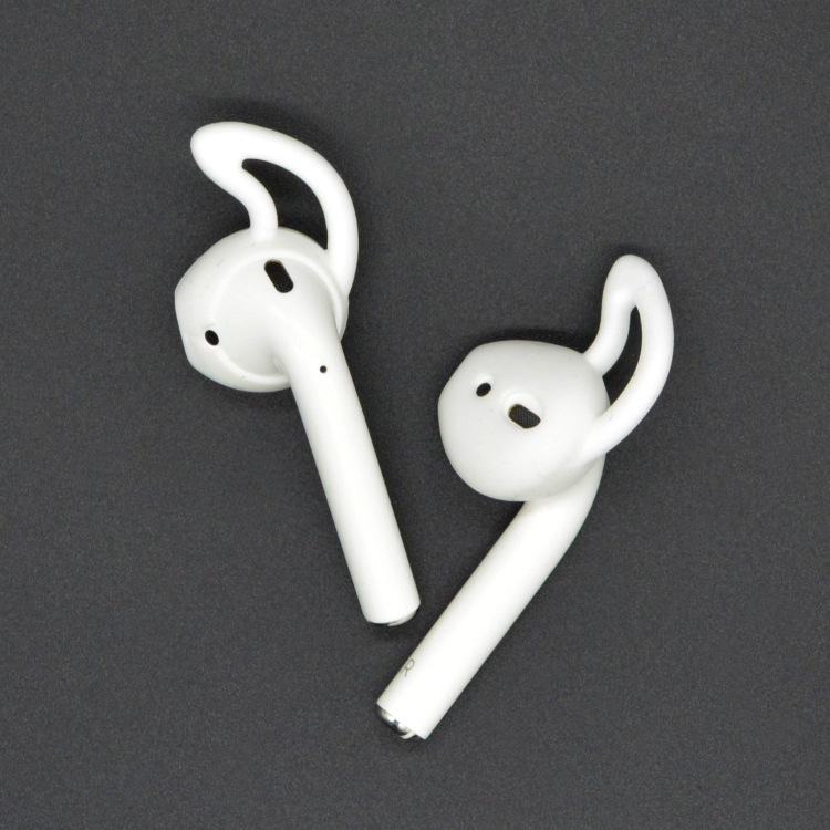 For Airpods Earphones Silicone Ear Cap Apple 2 Generation Earphones Protective Cover Non-Slip Sports Earplugs Silicone Cover