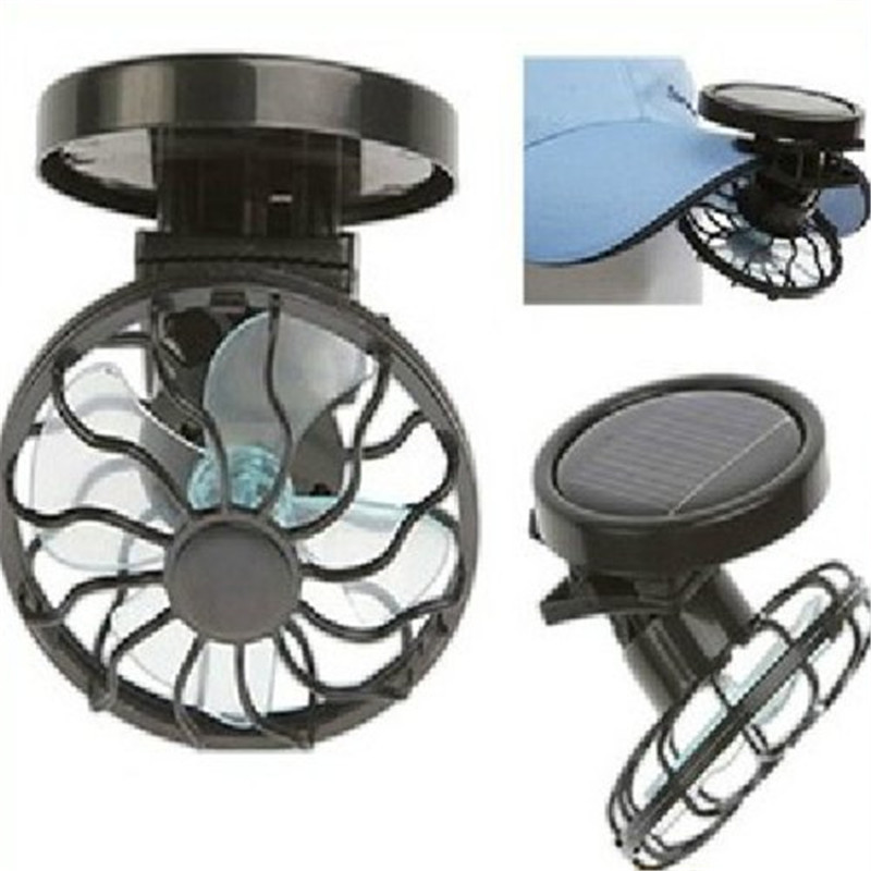 Solar Fan Hat Clip/Sun Hat Sunshade Hat Universal/Fan Hat Clip with Clip