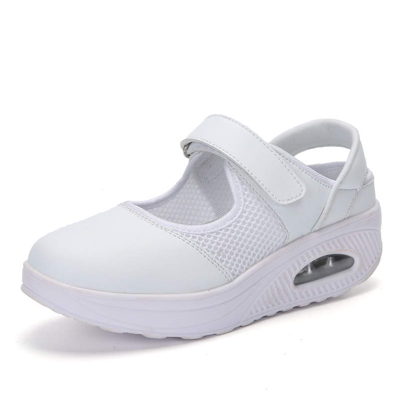 2025 Amazon AliExpress Outdoor Shake Generation Sports Shoe Women's Shoe Nurse Shoe White Shoe 35-42