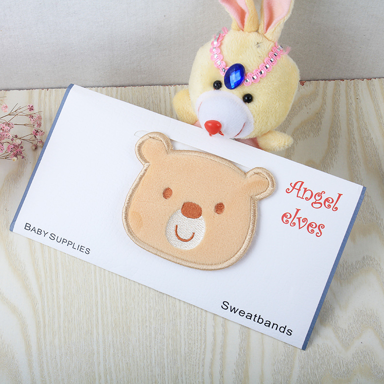 New Kindergarten Sweat-absorbent Towel Supplies Children's Pure Cotton Gauze Sweat Towel Baby Pad Back Towel 4 Layer Sweat-barrier Towel L Size