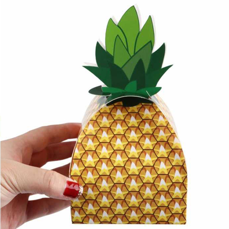 Cross-border exclusive for new European-style fruit box series creative DIY carton pineapple box candy packaging box candy box