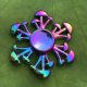 Factory wholesale colorful alloy fingertip gyro stall toys decompression toys Hand Spinner finger gyro