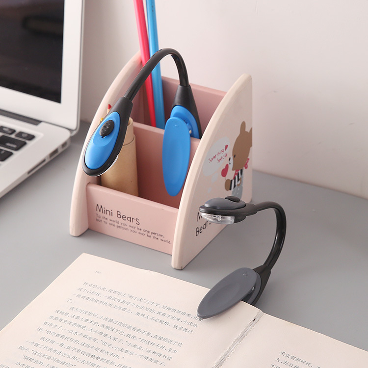 Foldable Nightlight with Clip Bendable Home Lighting with Clip Mini Portable Night Reading Lamp for Students