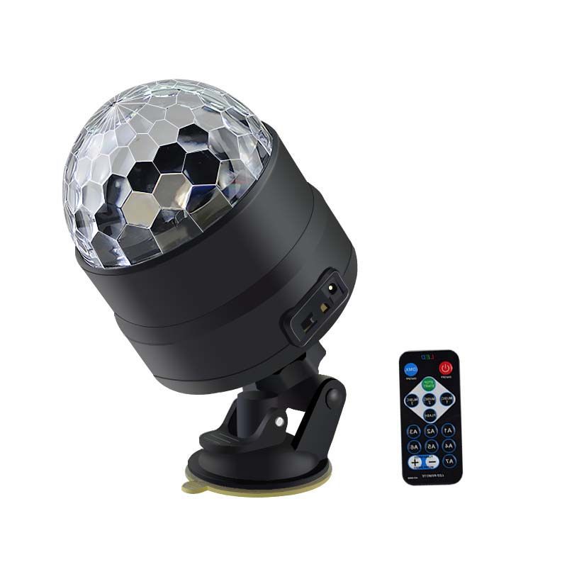 Car atmosphere light car music rhythm DJ light wireless remote control LED color light USB voice control decorative flash