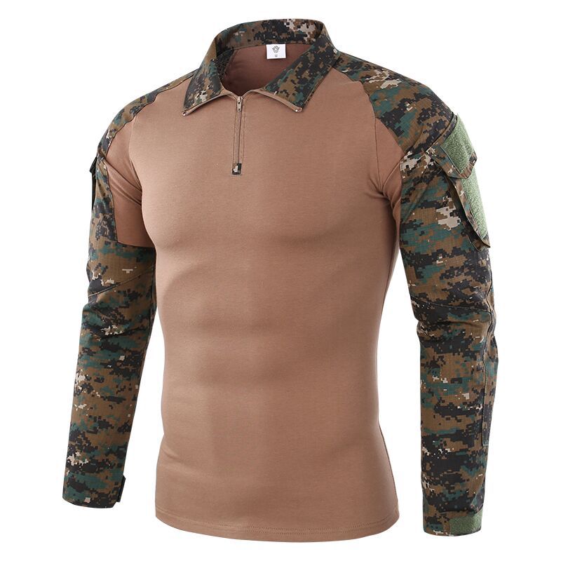Cross-border ESDY outdoor frog suit thickened cotton training suit long sleeve male instructor jacket wholesale