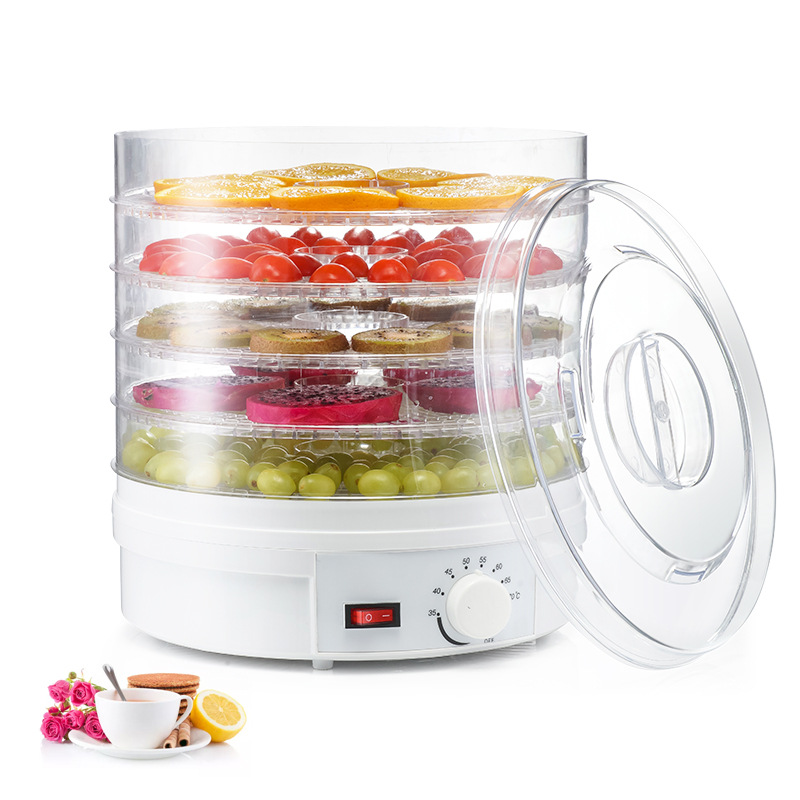 Food fruit drying machine household vegetable and fruit air drying machine pet snack dehydrated dried fruit machine 5 layers food drying machine