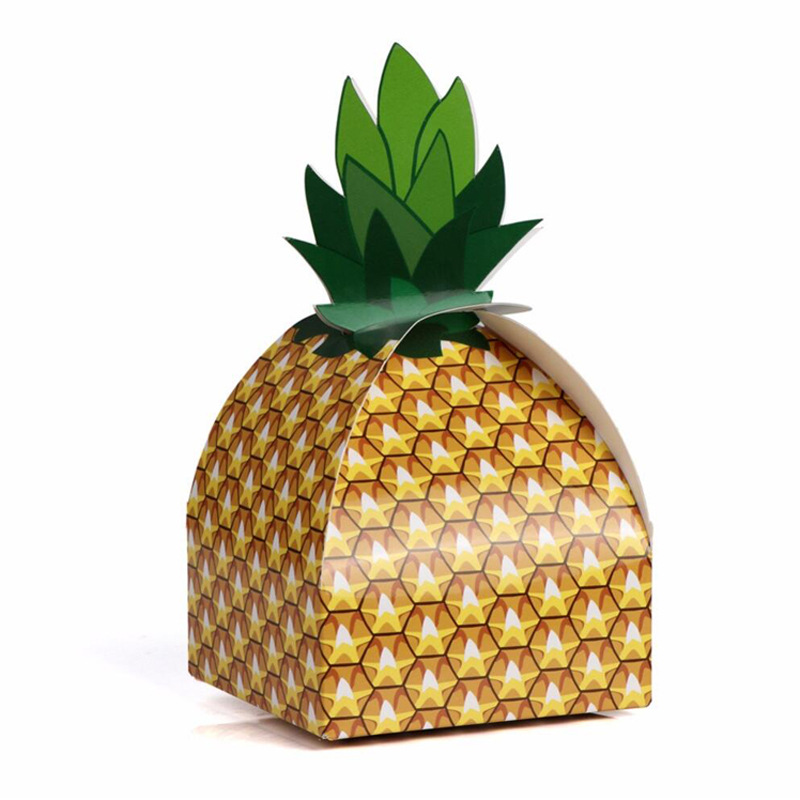 Cross-border exclusive for new European-style fruit box series creative DIY carton pineapple box candy packaging box candy box
