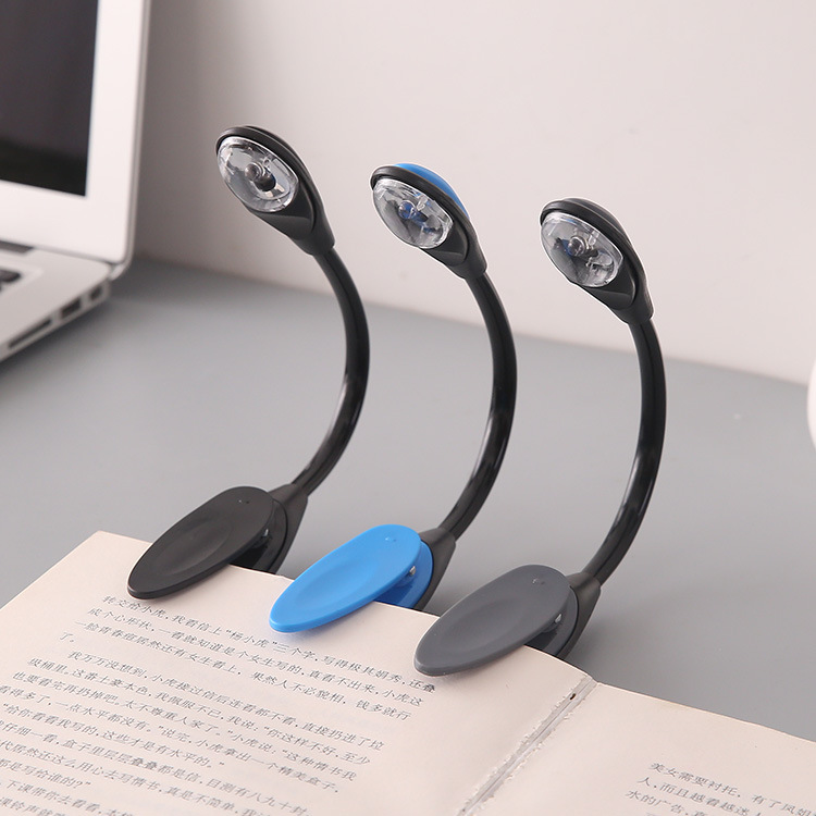Foldable Nightlight with Clip Bendable Home Lighting with Clip Mini Portable Night Reading Lamp for Students