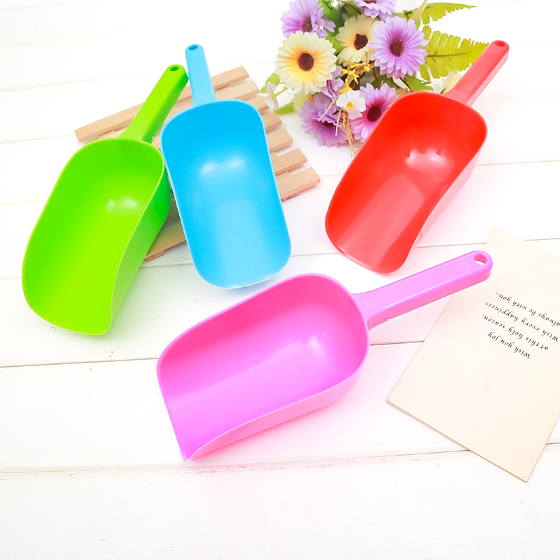 Thickened supermarket plastic ice shovel plastic shovel dried fruit rice shovel handle multi-purpose rice shovel melon seeds flour shovel